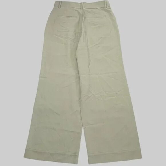 NEW Everlane The Draper Pleated Pant in Buttersmooth 8 Seagrass Green - Picture 9 of 11